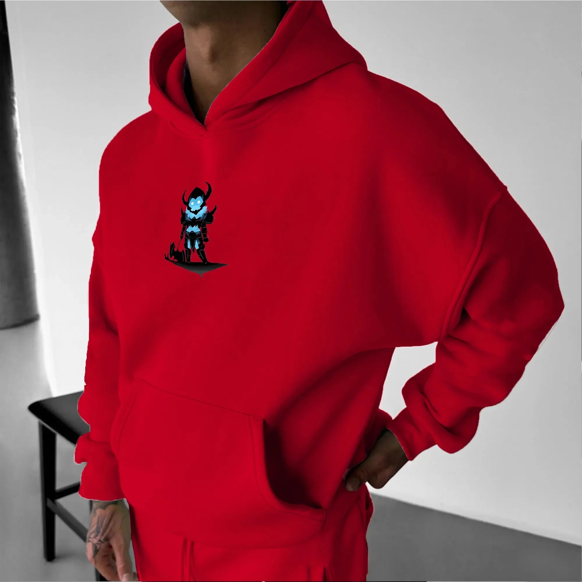 Solo Leveling Parent-child Clothing Autumn and Winter Japanese Hotblooded Animation Classic Character Hoodie Men's and Women's