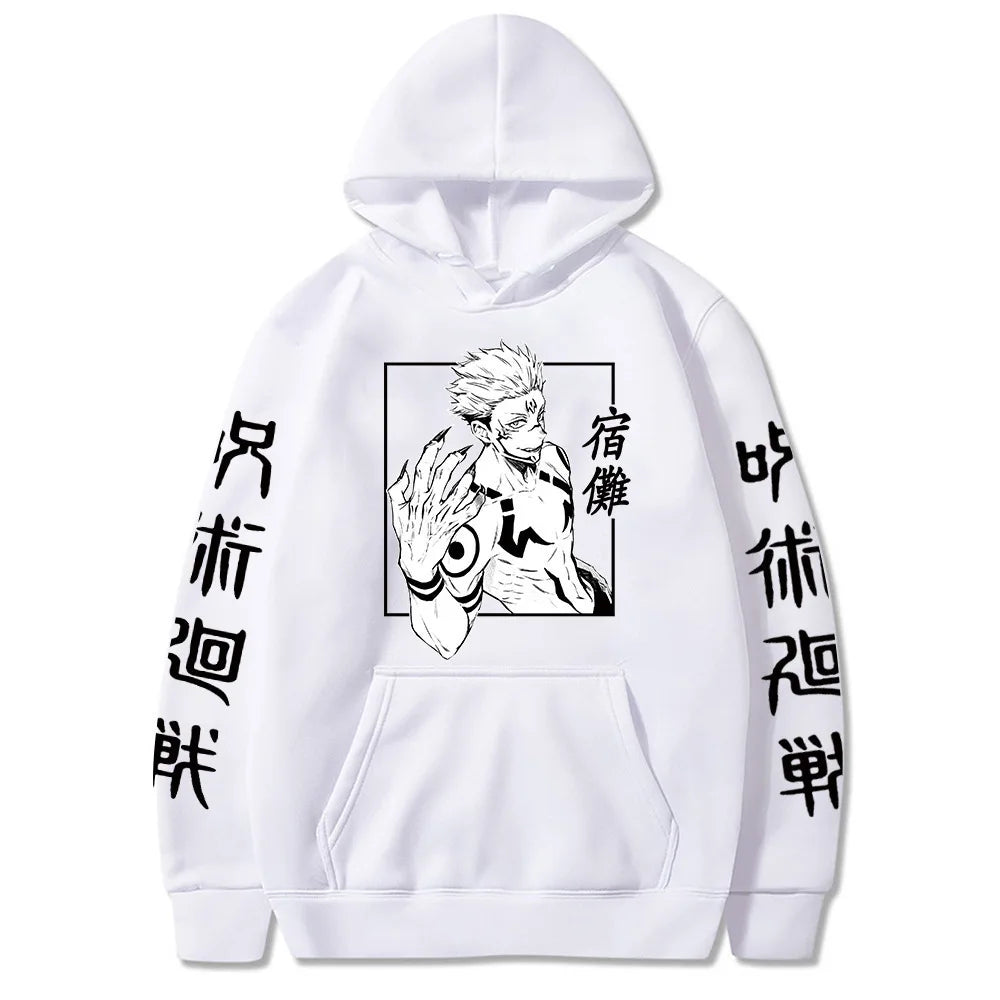 Jujutsu Kaisen Anime Ryomen Sukuna  Clothes Hooded Sweatshirts Cosplay Streetwear Hoodie Tops Birthday Gifts