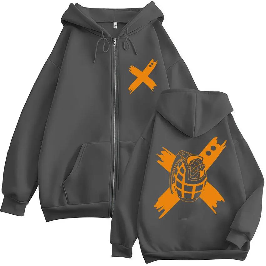 Japan Anime My Hero Academia Zip Up Hoodies Harajuku Fashion Manga Vintage Sweatshirt Men Women Fleece Oversized Tracksuit Coats