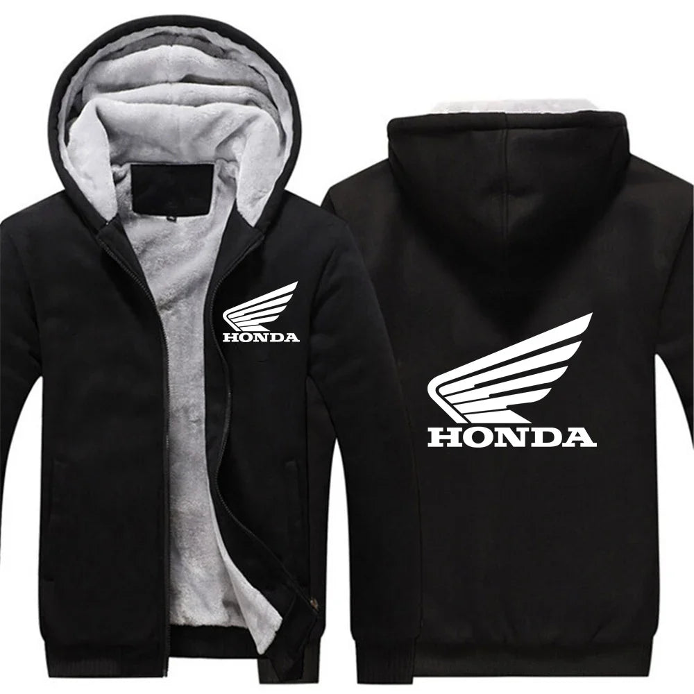 Autumn Winter Man's Fleece Warm Thicken Coat Popular Patchwork Contrast Color Hoodies Casual Jacket