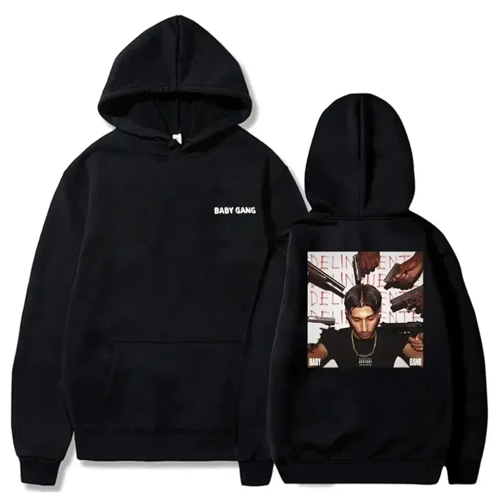Print Hoodies Women Fleece Sweatshirt Hip Hop Casual Hoodie Vintage Pullovers Loose Y2k Clothes Women Sweatshirt