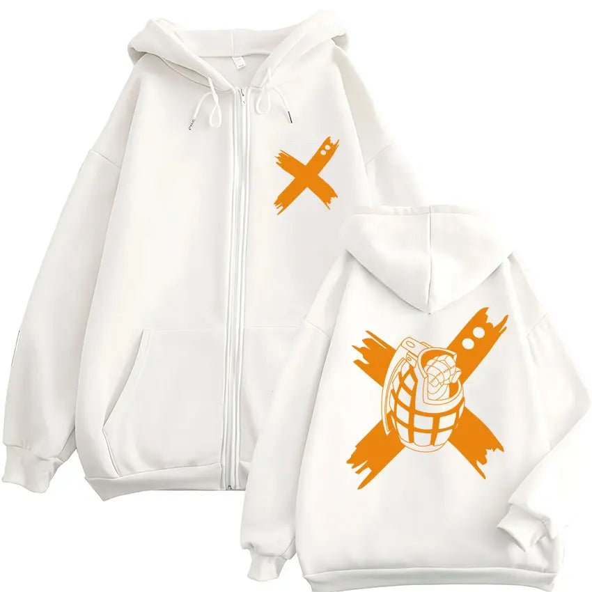 Japan Anime My Hero Academia Zip Up Hoodies Harajuku Fashion Manga Vintage Sweatshirt Men Women Fleece Oversized Tracksuit Coats