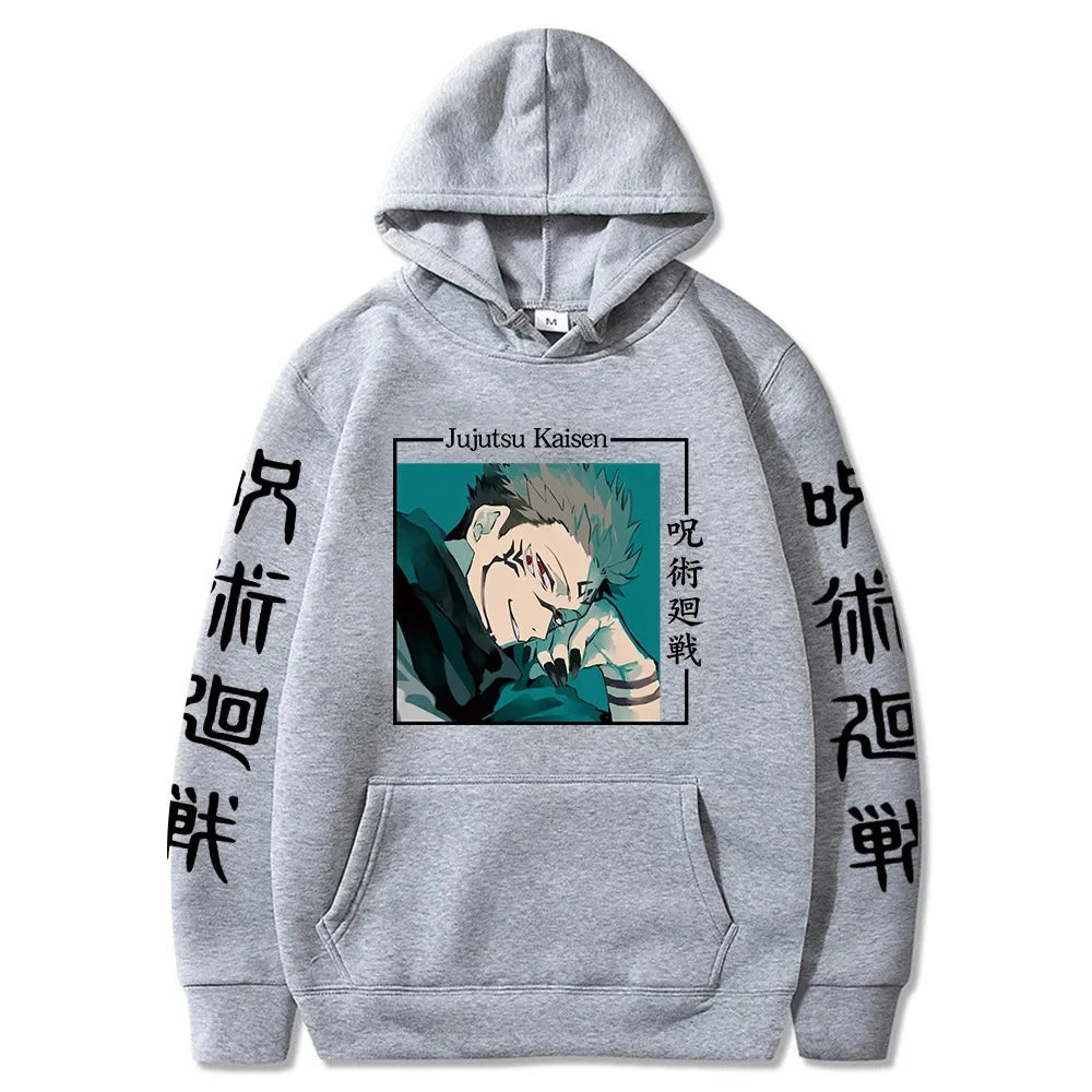 hoodies for man 3D Anime Satoru Gojo Printing Hooded Men Women Hoodies Prevalent Harajuku Manga Unisex Sweatshirt Men's clothing