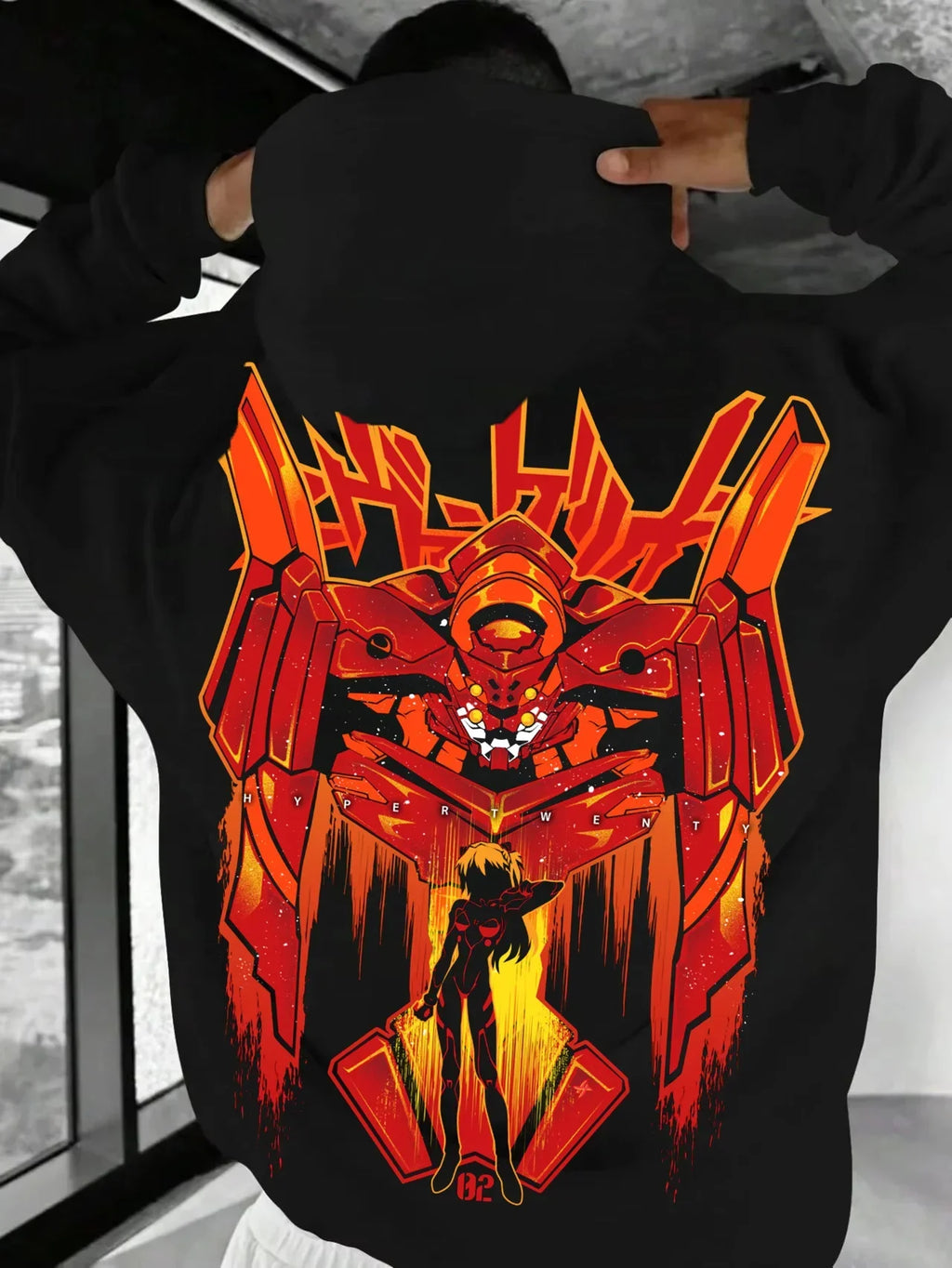 Hoodies Anime Men Hoodie Sweatshirts Casual Long Sleeve Pullovers Hooded Sweater Cartoon Warm Hoody Tops Gifts
