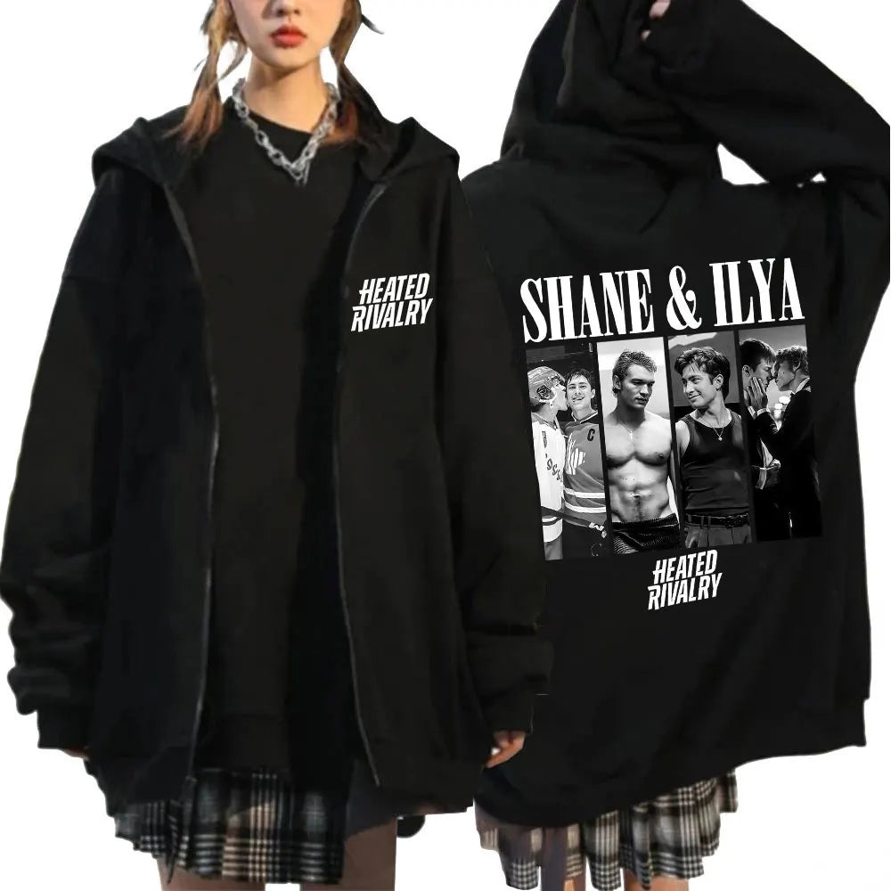 Zipper Hoodies Men's Women Clothing Fashion Zip Up Sweatshirts Jackets Coats