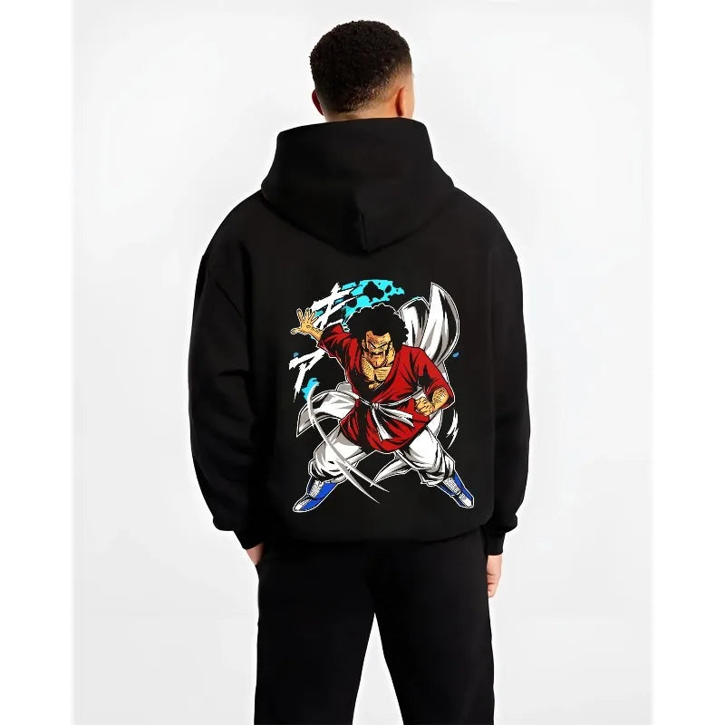2025 Dragon Ball Men's Hoodies Autumn Winter Japanese Anime Mr Satan Graphic Clothing Y2K Sweatshirt 100% Cotton Male Causalwear