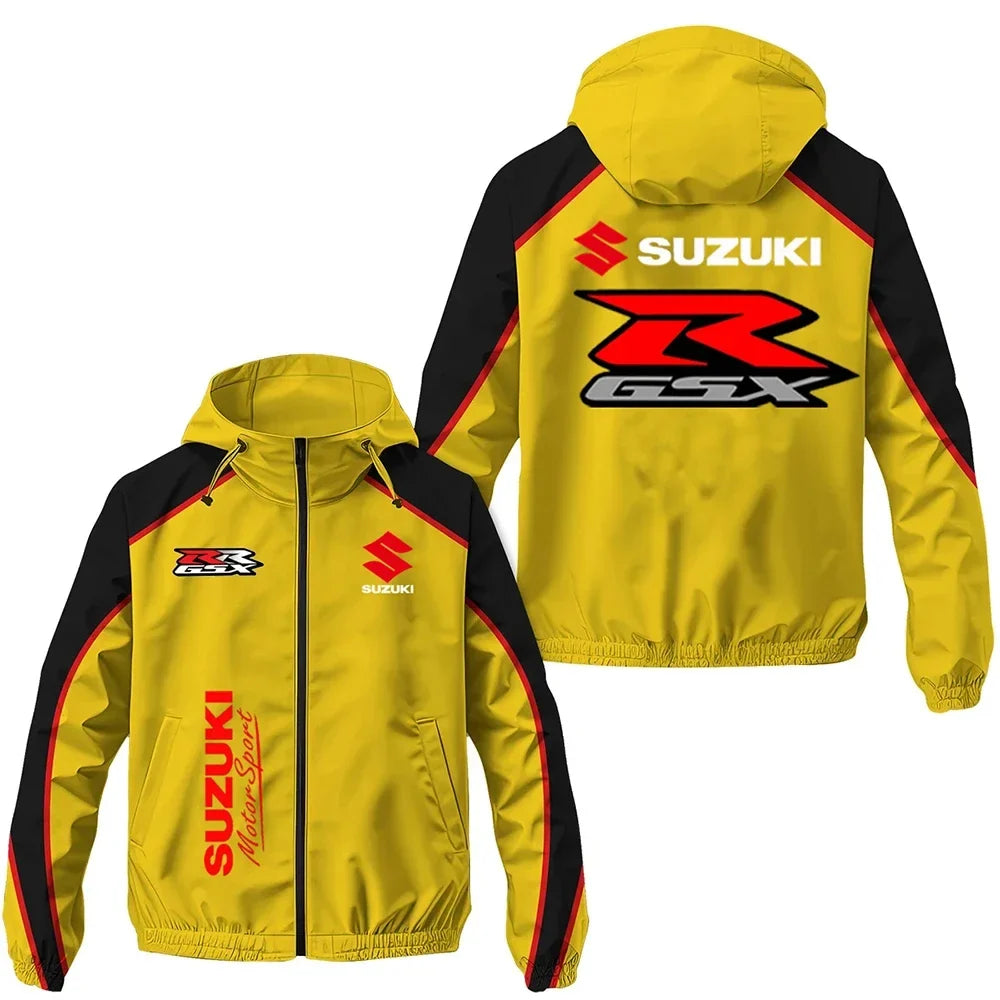 Racing Jacket Team Uniform Motorcycle Jacket Windproof Thin Sun-protective Clothing Outdoor Cycling Men's Jacket Y2K