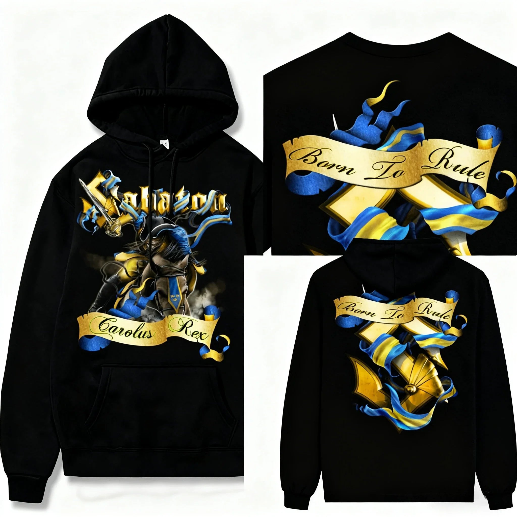 Swiss Fallon Rock Music Band New Hoodies Sabaton Classic Print Women Men Vintage Fashion Hoody Street Y2k Overszied Sweatshirts