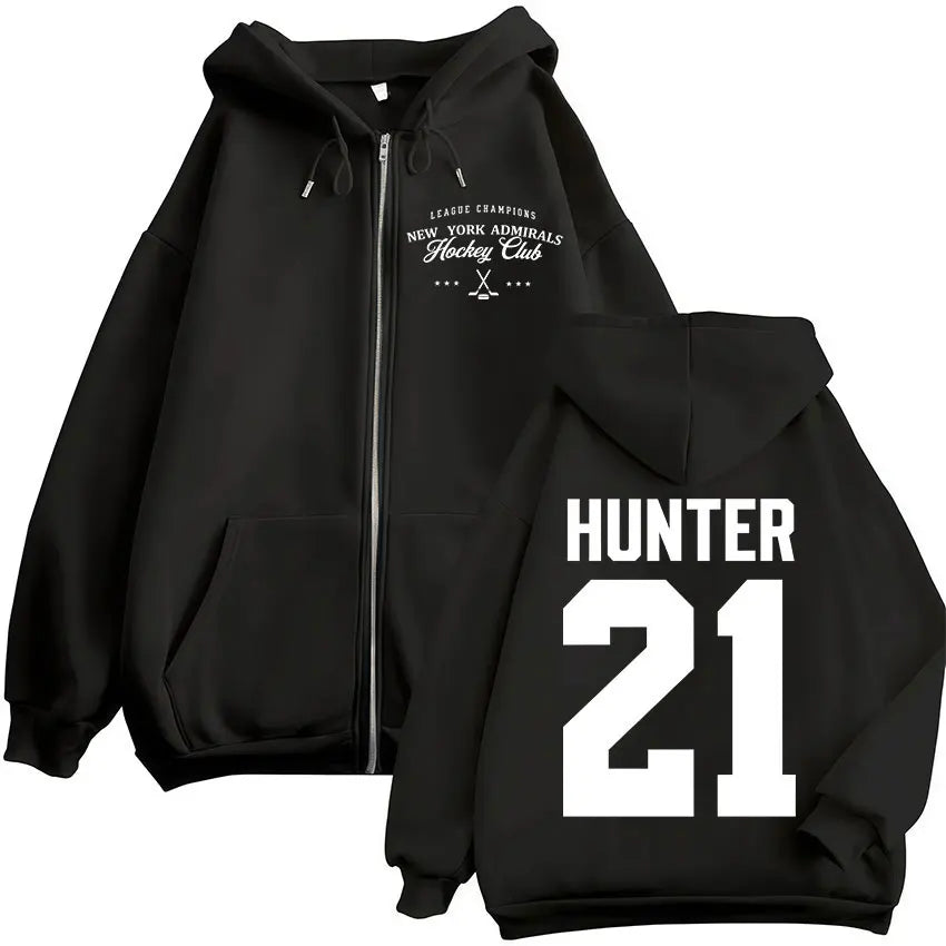 Zipper Hoodies Men's Women Clothing Fashion Zip Up Sweatshirts Jackets Coats