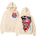 Latest Harajuku Style One Piece Cute Chopper Pattern Autumn Winter Pure Cotton Hoodie Couple Party Oversized Long Sleeved Top