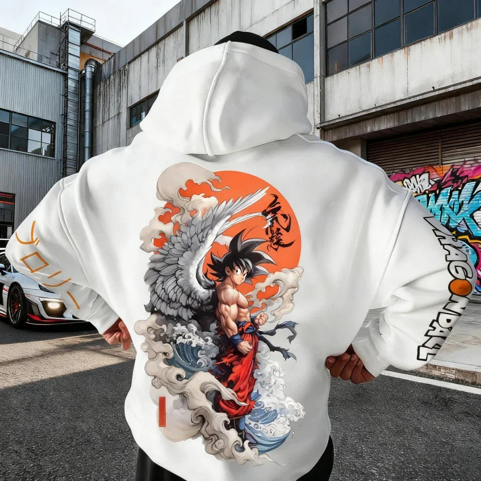 Printed Hoodie  Spring/Autumn New Men's and Women's Harajuku Large Daily Casual Parent Child Top
