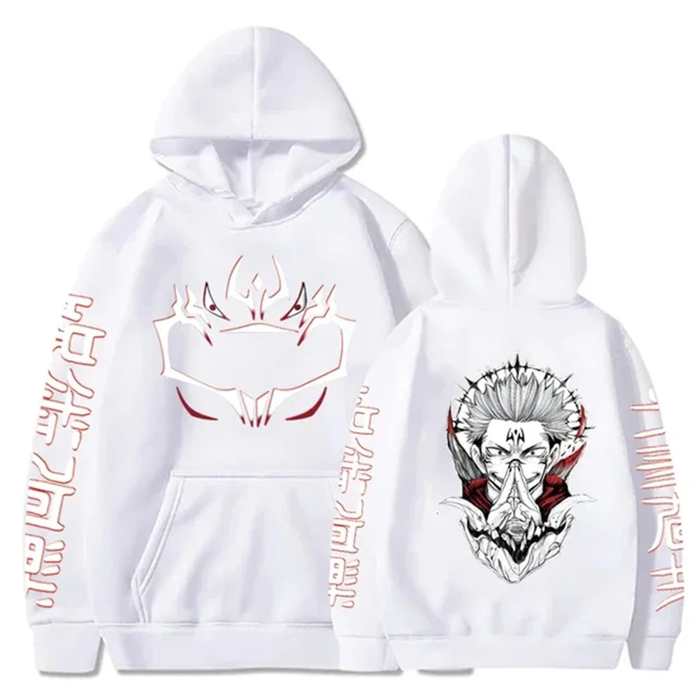 hoodies for man 3D Anime Satoru Gojo Printing Hooded Men Women Hoodies Prevalent Harajuku Manga Unisex Sweatshirt Men's clothing
