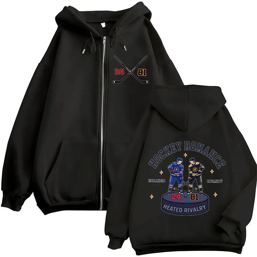 Zipper Hoodies Men's Women Clothing Fashion Zip Up Sweatshirts Jackets Coats